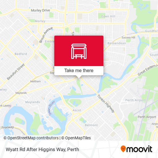 Wyatt Rd After Higgins Way map