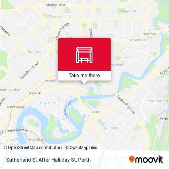 Sutherland St After Halliday St map