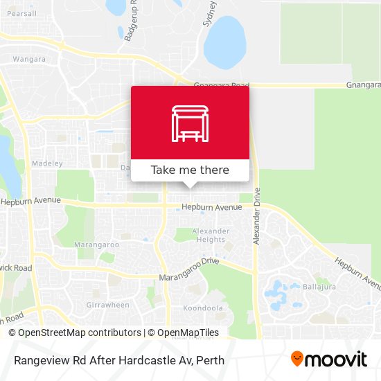 Rangeview Rd After Hardcastle Av map