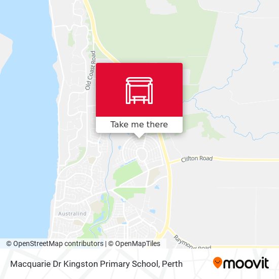 Mapa Macquarie Dr Kingston Primary School