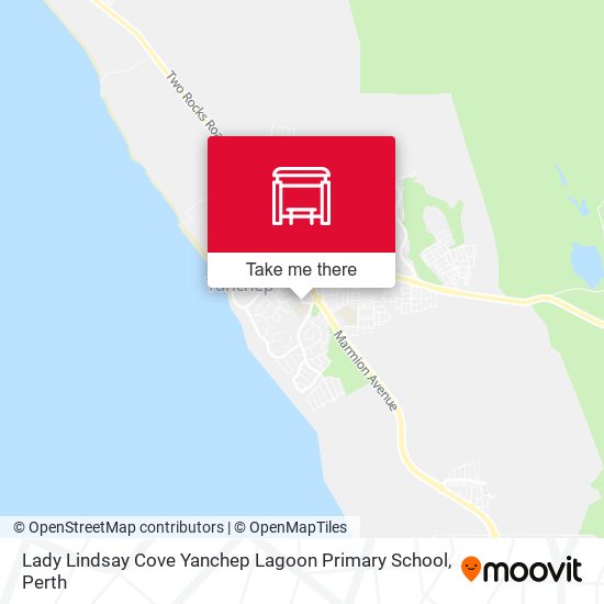 Mapa Lady Lindsay Cove Yanchep Lagoon Primary School