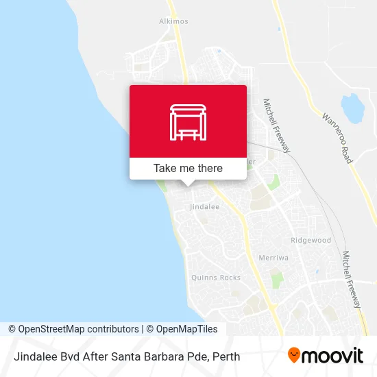 Mapa Jindalee Bvd After Santa Barbara Pde