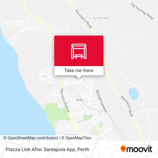 Mapa Piazza Link After Santapola App