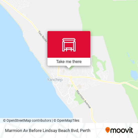 Marmion Av Before Lindsay Beach Bvd map