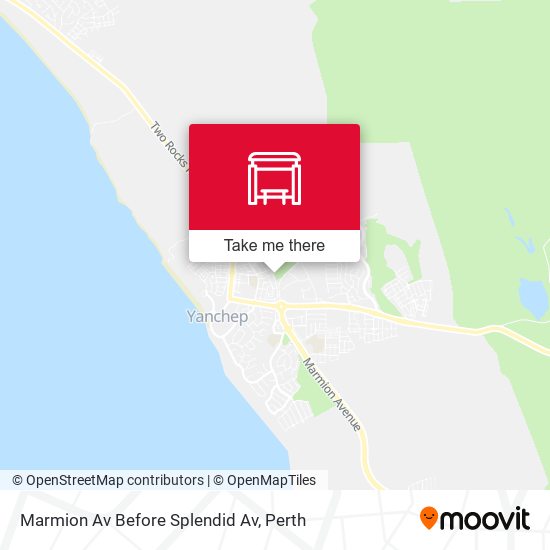 Marmion Av Before Splendid Av map