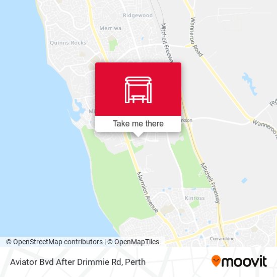 Aviator Bvd After Drimmie Rd map