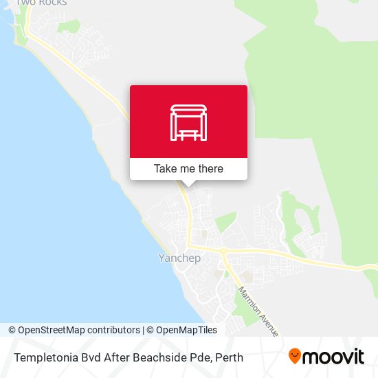 Templetonia Bvd After Beachside Pde map