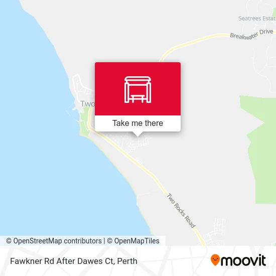 Mapa Fawkner Rd After Dawes Ct