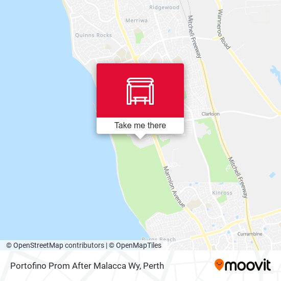 Portofino Prom After Malacca Wy map