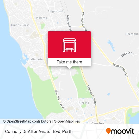 Connolly Dr After Aviator Bvd map