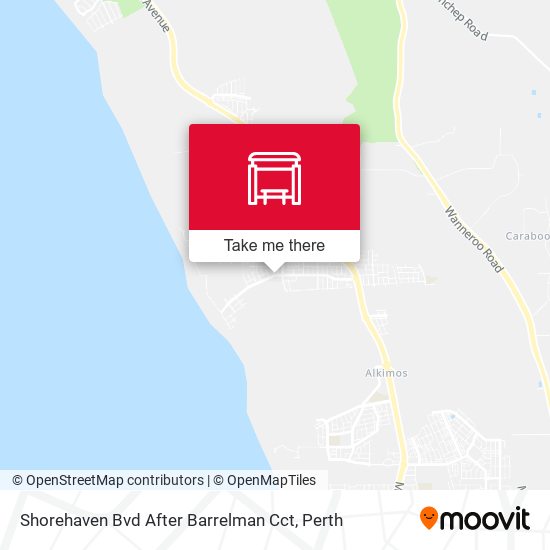Shorehaven Bvd After Barrelman Cct map