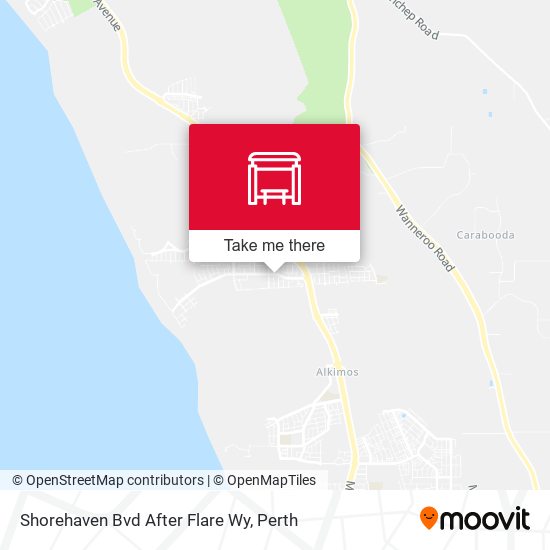 Shorehaven Bvd After Flare Wy map