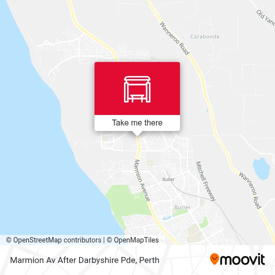 Mapa Marmion Av After Darbyshire Pde