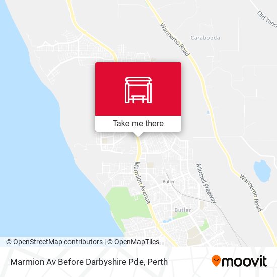 Marmion Av Before Darbyshire Pde map