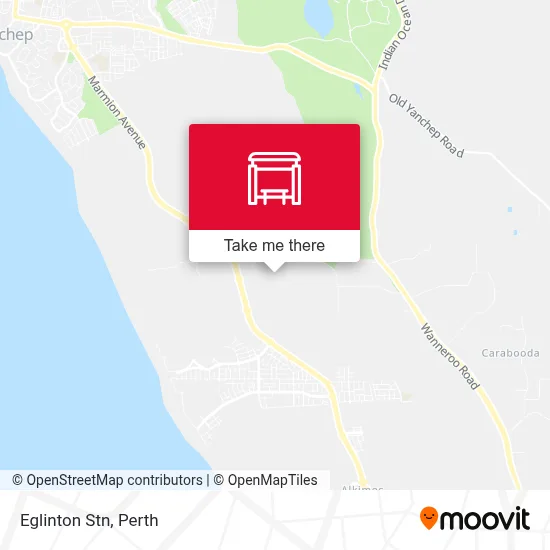 Mapa Eglinton Stn