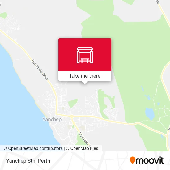 Mapa Yanchep Stn