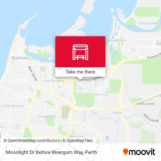 Moonlight Dr Before Rivergum Way map