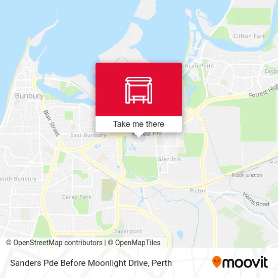 Mapa Sanders Pde Before Moonlight Drive