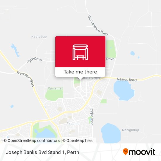 Joseph Banks Bvd Stand 1 map