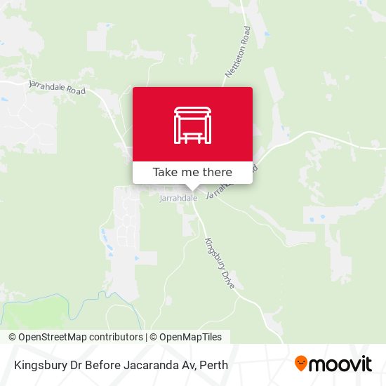 Kingsbury Dr Before Jacaranda Av map