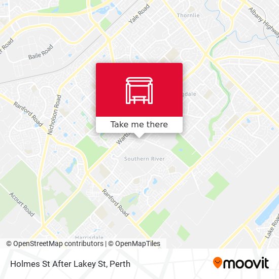 Holmes St After Lakey St map