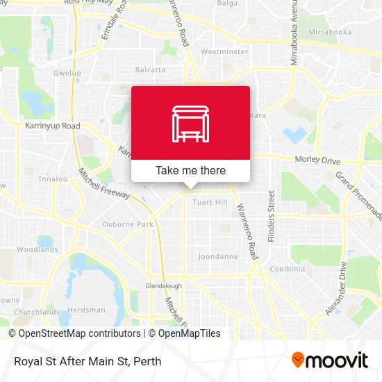 Mapa Royal St After Main St