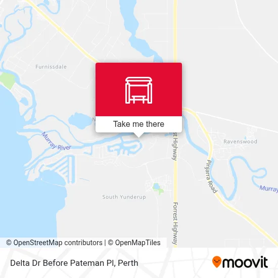 Mapa Delta Dr Before Pateman Pl