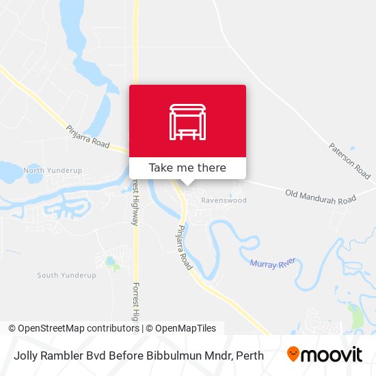 Jolly Rambler Bvd Before Bibbulmun Mndr map