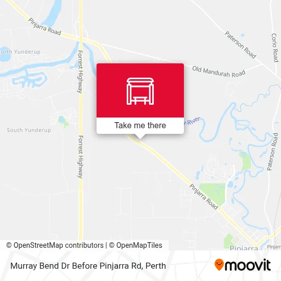 Mapa Murray Bend Dr Before Pinjarra Rd
