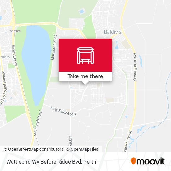 Wattlebird Wy Before Ridge Bvd map