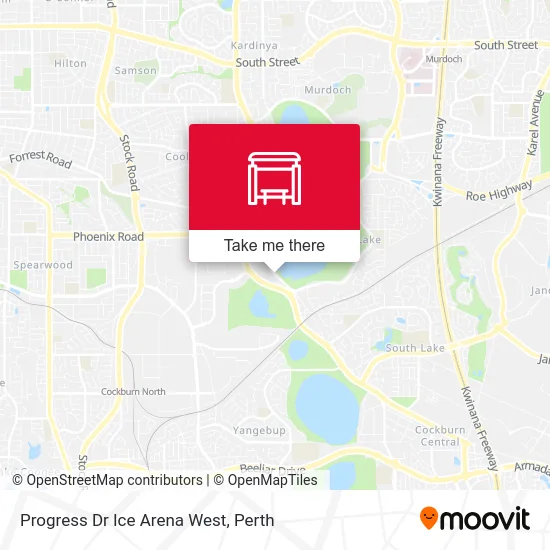 Mapa Progress Dr Ice Arena West