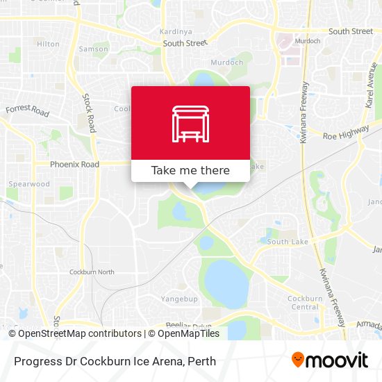 Progress Dr Cockburn Ice Arena map