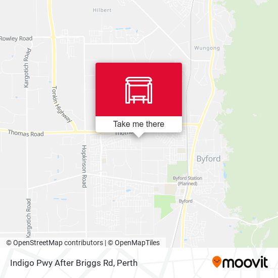 Indigo Pwy After Briggs Rd map