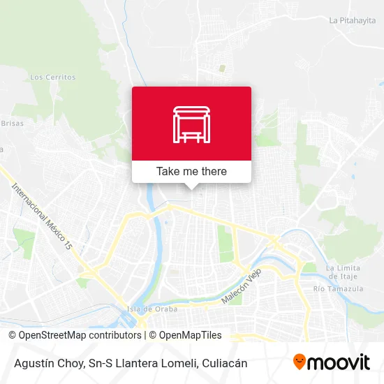 Agustín Choy, Sn-S Llantera Lomeli map