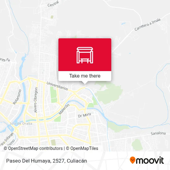 Paseo Del Humaya, 2527 map