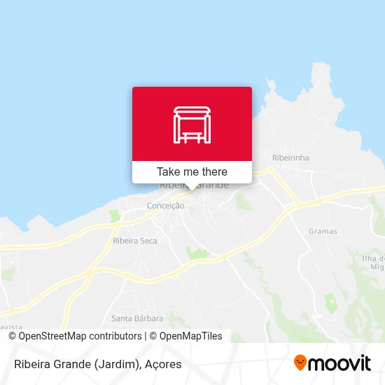 Ribeira Grande (Jardim) map
