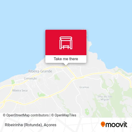 Ribeirinha (Rotunda) map
