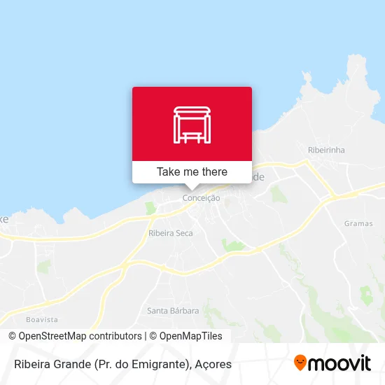 Ribeira Grande (Pr. do Emigrante) map