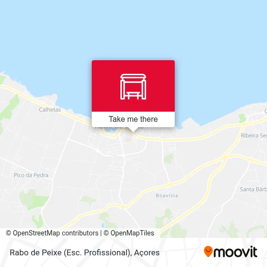 Rabo de Peixe (Esc. Profissional) map