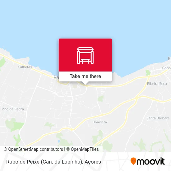 Rabo de Peixe (Can. da Lapinha) map