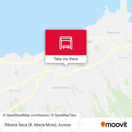 Ribeira Seca (R. Maria Mota) map