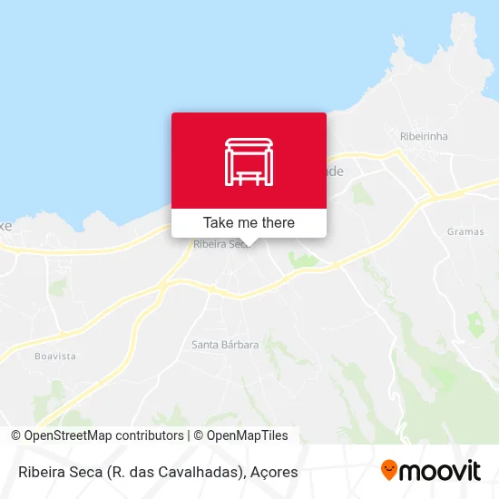 Ribeira Seca (R. das Cavalhadas) map