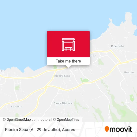 Ribeira Seca (Al. 29 de Julho) map