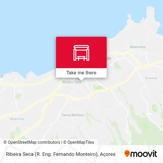 Ribeira Seca (R. Eng. Fernando Monteiro) map