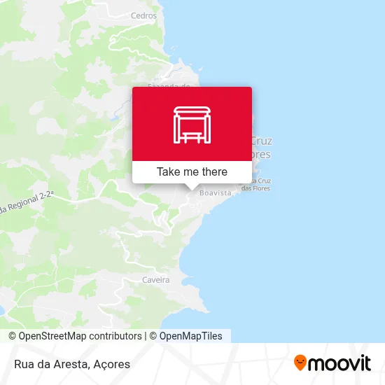 Rua da Aresta map