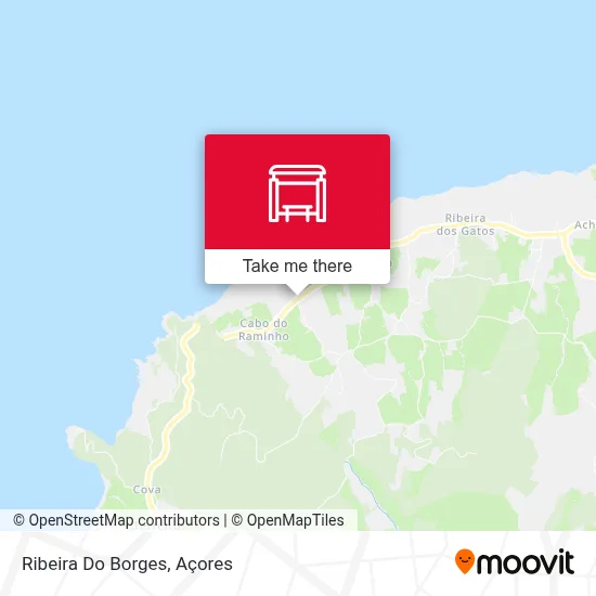 Ribeira Do Borges map