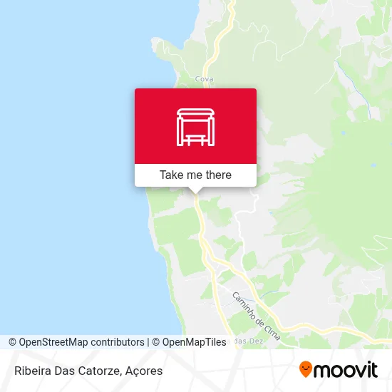 Ribeira Das Catorze map