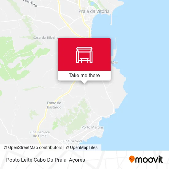 Posto Leite Cabo Da Praia map