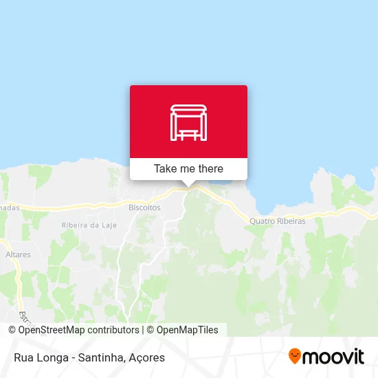 Rua Longa - Santinha map
