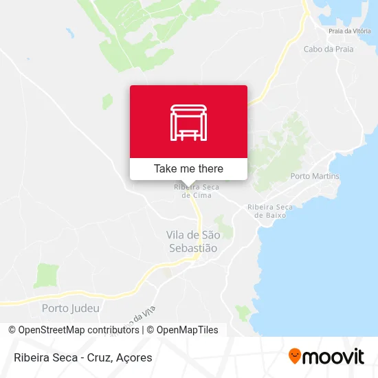 Ribeira Seca - Cruz map